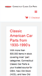 Mobile Screenshot of connecticutclassiccarparts.com